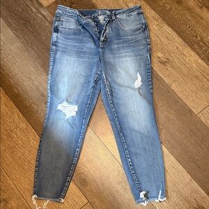 Maurices Everflex Distressed Skinny Jeans